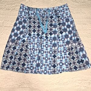 💓2/25$ Athleta Whatever Geometric floral Lined Skort Sz 0